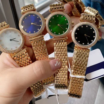 Високо качество дамски часовници на L-21 Jialan серия double row diamond, прости и ограничени, които показват интересна чар