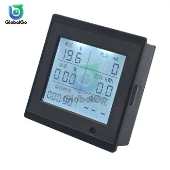 Измерване на напрежение и ток-постоянен ток с цифров LCD дисплей 6-100 В Съпротивление на консумацията на мощност на 20A, мултифункционален м-тестер
