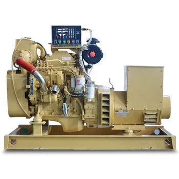 морската двигател генератор CCFJ30J с мощност 30 кВт капацитет от 50 kva с водно охлаждане CCFJ30J за използване на кораби с 4BTA3.9-GM47
